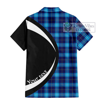 McKerrell Tartan Hawaiian Shirt with Family Crest Circle Style - Tartan Vibes Clothing