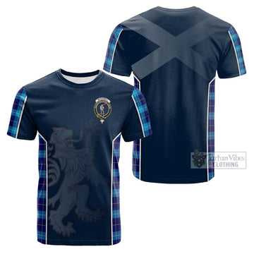 McKerrell Tartan Cotton T-shirt with Family Crest and Lion Rampant Vibes Sport Style Kid's Shirt - Tartan Vibes Clothing