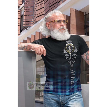 McKerrell Tartan Cotton T-shirt Featuring Alba Gu Brath Family Crest Celtic Inspired Men's Shirt - Tartan Vibes Clothing