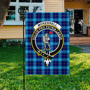 McKerrell Tartan Garden Flag with Family Crest Garden Flag - Tartan Vibes Clothing