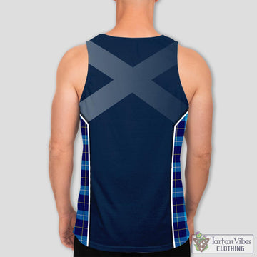 McKerrell Tartan Men's Tanks Top with Family Crest and Scottish Thistle Vibes Sport Style - Tartan Vibes Clothing