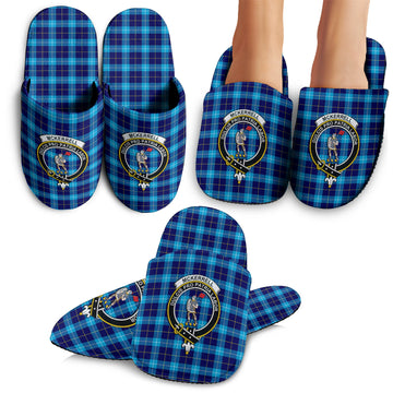 McKerrell Tartan Home Slippers with Family Crest - Tartan Vibes Clothing