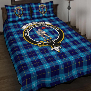 McKerrell Tartan Quilt Bed Set with Family Crest - Tartan Vibes Clothing
