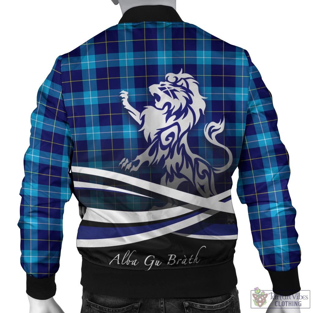 McKerrell Tartan Bomber Jacket with Alba Gu Brath Regal Lion Emblem - Tartan Vibes Clothing