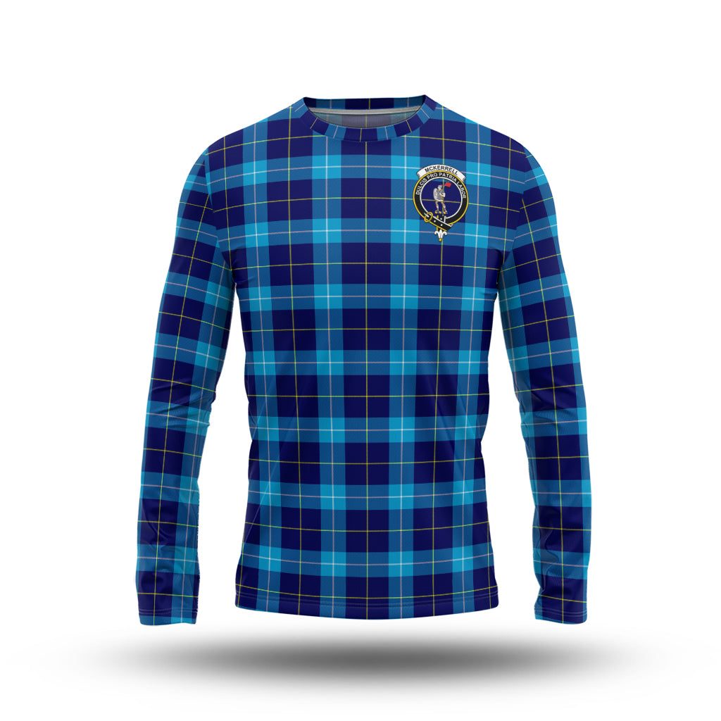 McKerrell Tartan Long Sleeve T-Shirt with Family Crest - Tartan Vibes Clothing