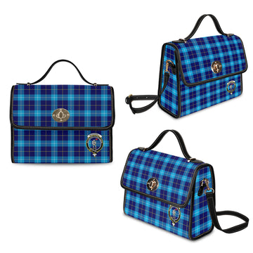 mckerrell-tartan-leather-strap-waterproof-canvas-bag-with-family-crest