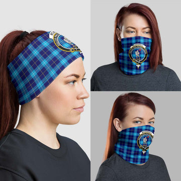 McKerrell Tartan Neck Gaiters, Tartan Bandanas, Tartan Head Band with Family Crest - Tartan Vibes Clothing