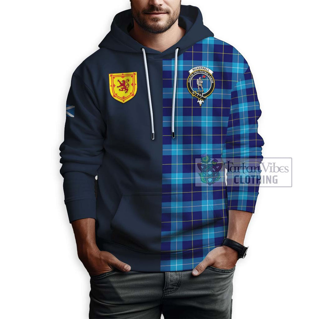 McKerrell Tartan Hoodie Alba with Scottish Lion Royal Arm Half Style - Tartan Vibes Clothing