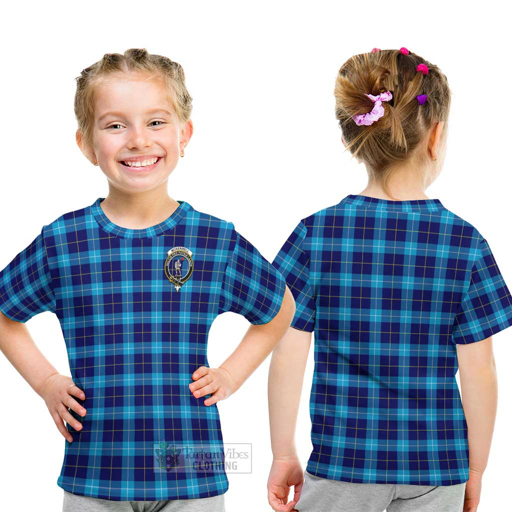McKerrell Tartan Kid T-Shirt with Family Crest - Tartan Vibes Clothing