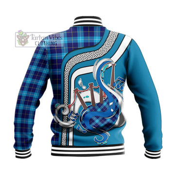 McKerrell Tartan Baseball Jacket with Epic Bagpipe Style