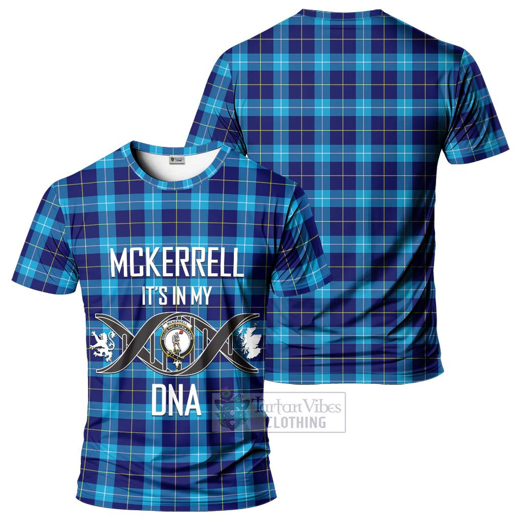 McKerrell Tartan T-Shirt with Family Crest DNA In Me Style - Tartan Vibes Clothing