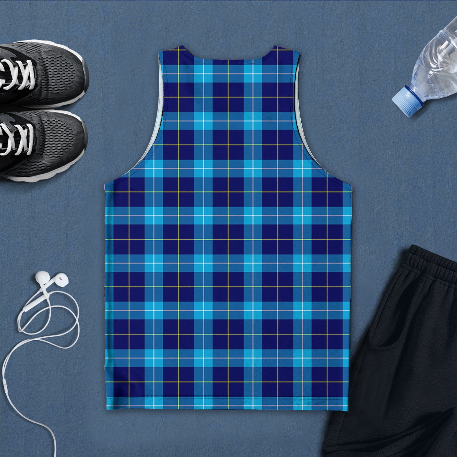 McKerrell Tartan Mens Tank Top with Family Crest - Tartan Vibes Clothing