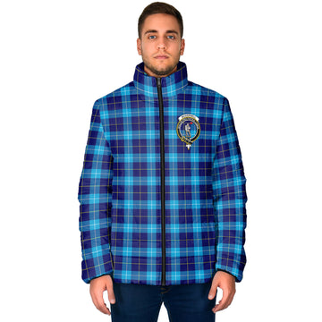 McKerrell Tartan Padded Jacket with Family Crest - Tartan Vibes Clothing