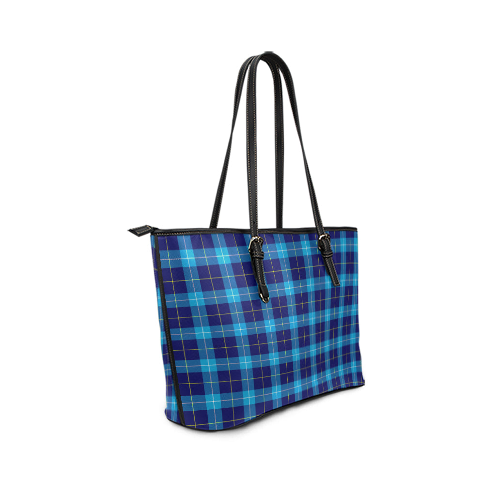 McKerrell Tartan Leather Tote Bag - Tartan Vibes Clothing