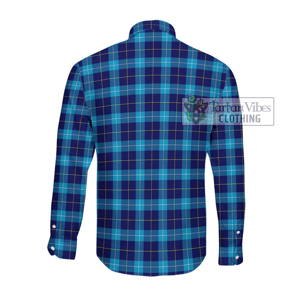 McKerrell Tartan Long Sleeve Button Shirt with Family Crest DNA In Me Style - Tartanvibesclothing Shop