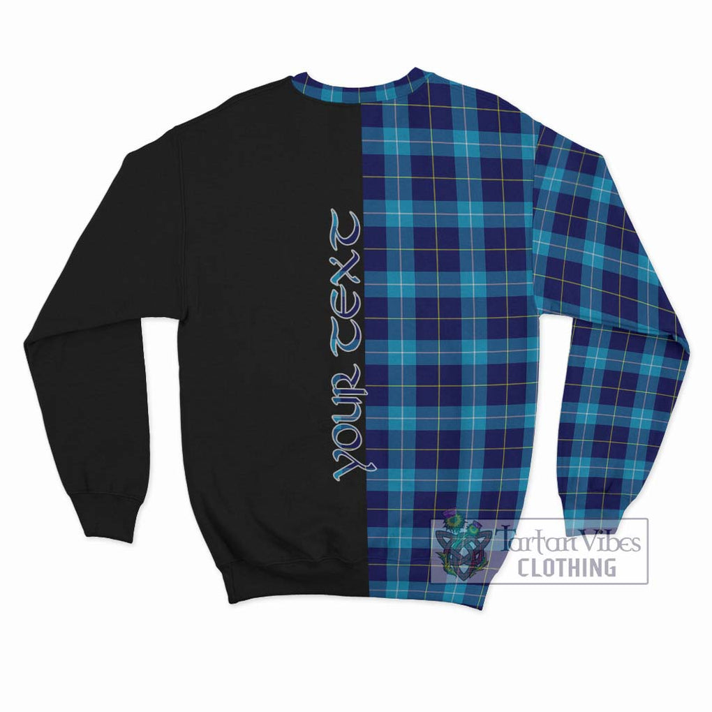 McKerrell Tartan Sweatshirt with Family Crest and Half Of Me Style - Tartan Vibes Clothing