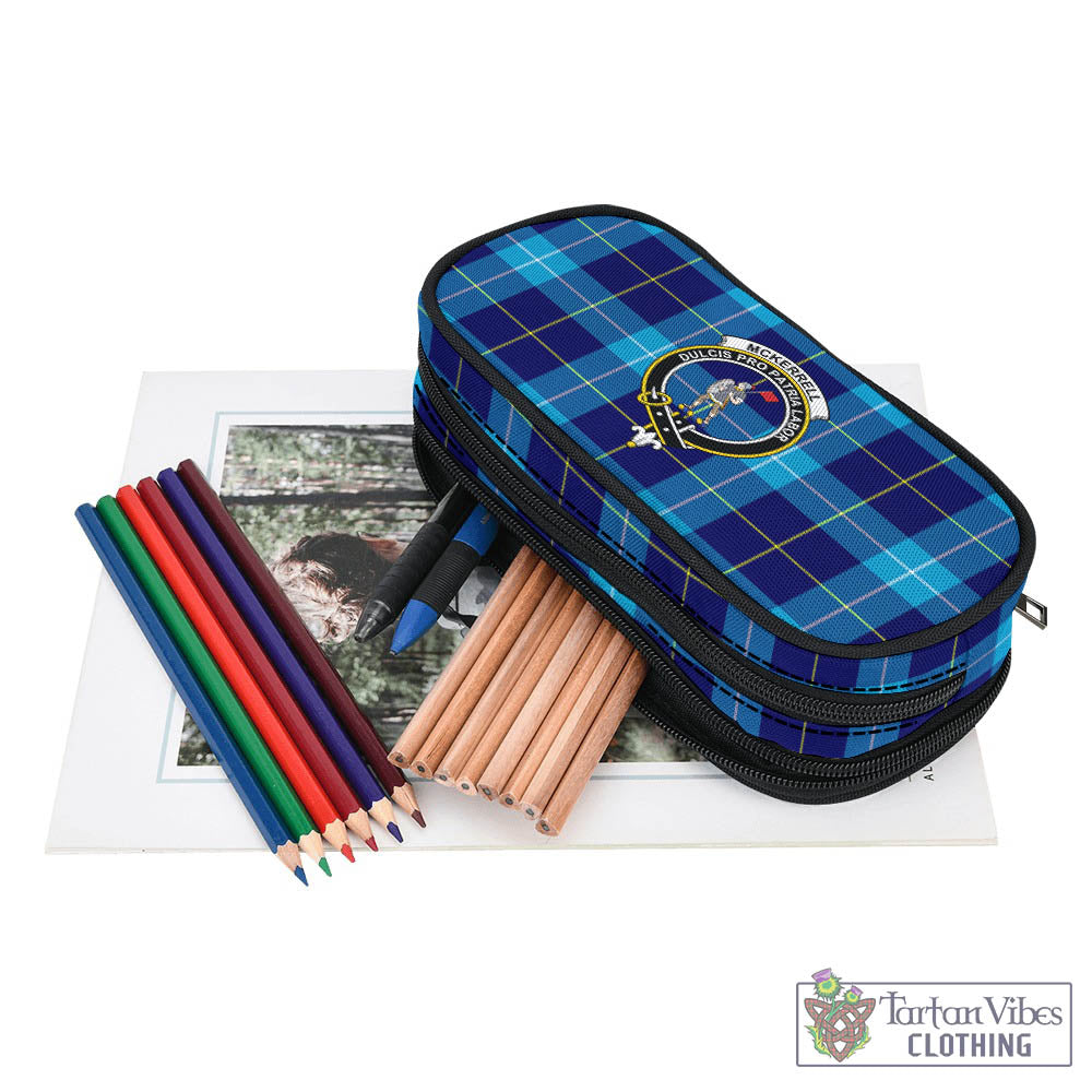 McKerrell Tartan Pen and Pencil Case with Family Crest - Tartan Vibes Clothing