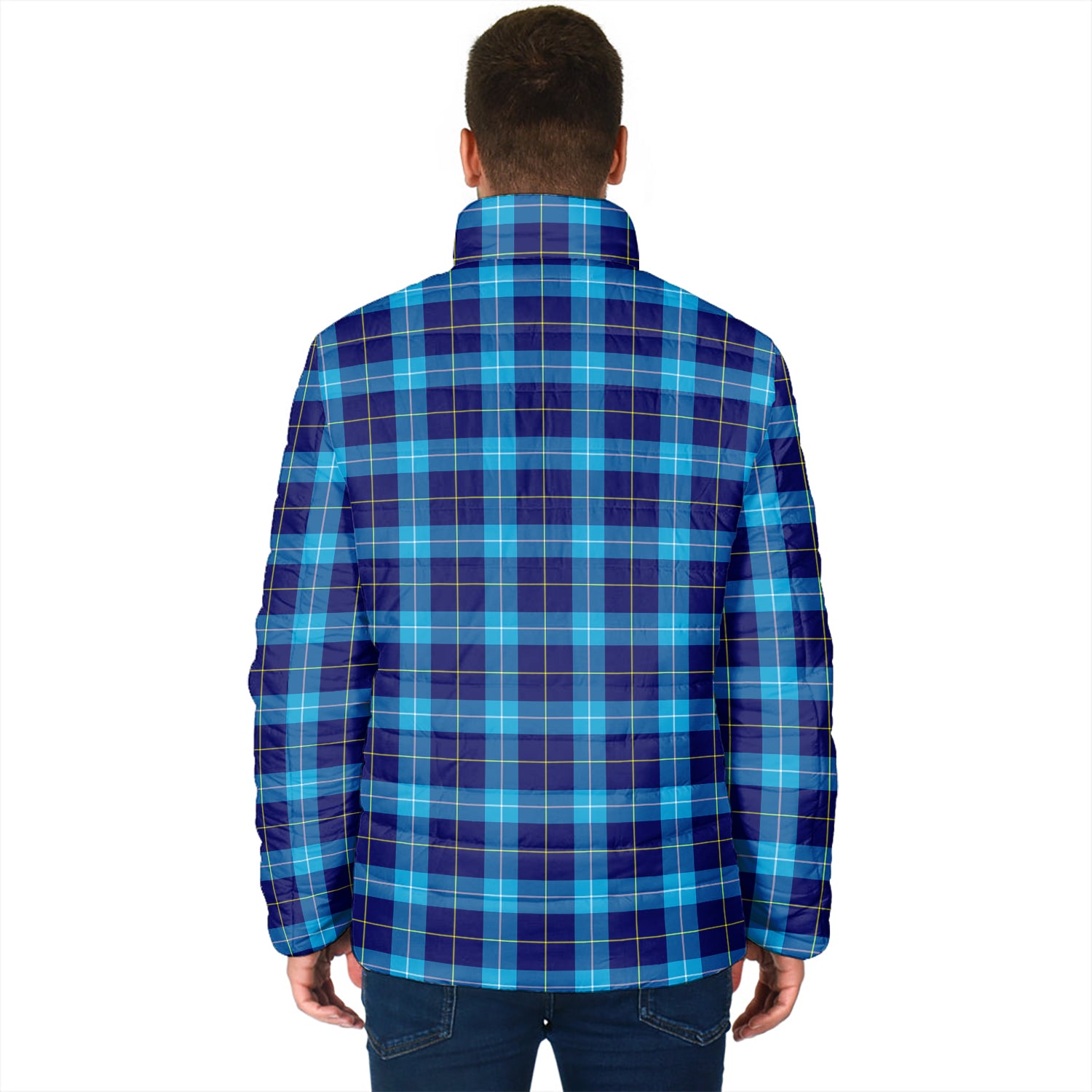 McKerrell Tartan Padded Jacket with Family Crest - Tartan Vibes Clothing