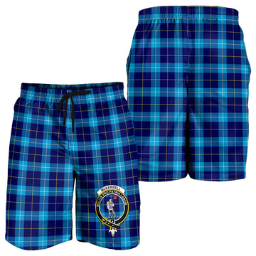 McKerrell Tartan Mens Shorts with Family Crest - Tartan Vibes Clothing