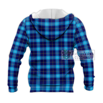 McKerrell Tartan Knitted Hoodie with Family Crest DNA In Me Style - Tartan Vibes Clothing