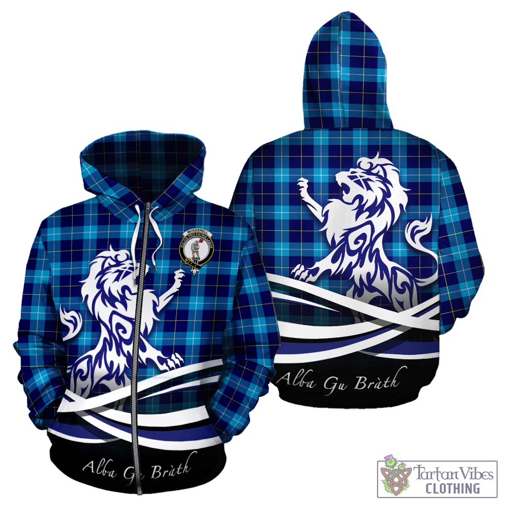 McKerrell Tartan Hoodie with Alba Gu Brath Regal Lion Emblem - Tartan Vibes Clothing
