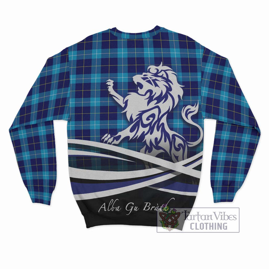 McKerrell Tartan Sweatshirt with Alba Gu Brath Regal Lion Emblem - Tartan Vibes Clothing