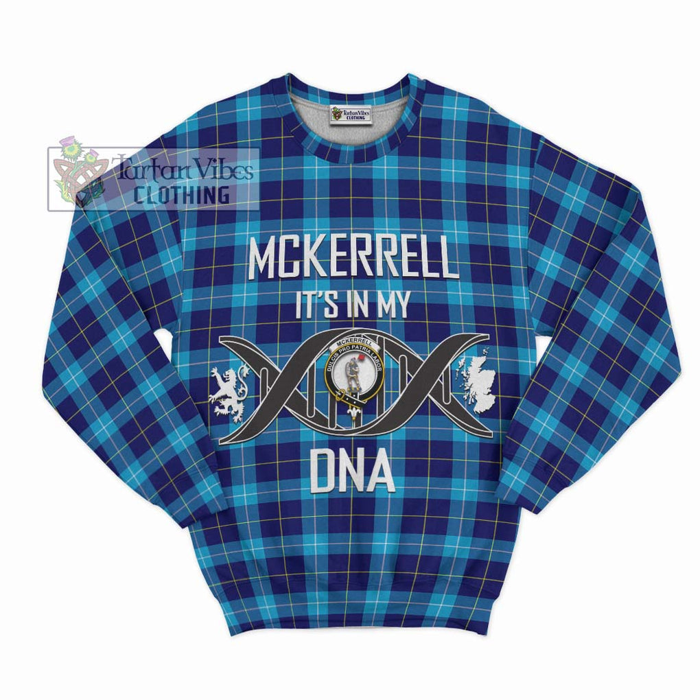 McKerrell Tartan Sweatshirt with Family Crest DNA In Me Style - Tartan Vibes Clothing