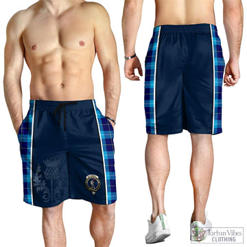 McKerrell Tartan Men's Shorts with Family Crest and Scottish Thistle Vibes Sport Style - Tartan Vibes Clothing