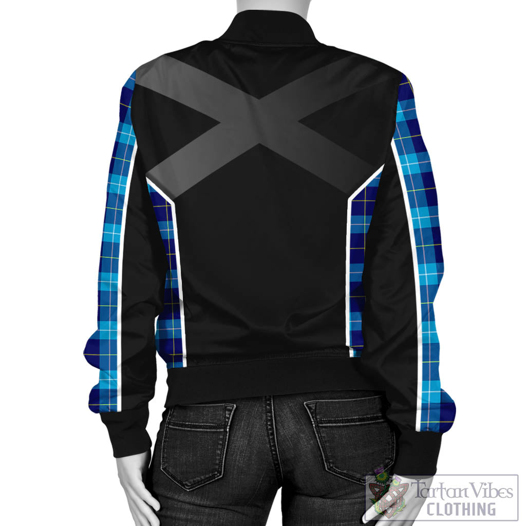 McKerrell Tartan Bomber Jacket with Family Crest and Scottish Thistle Vibes Sport Style - Tartan Vibes Clothing