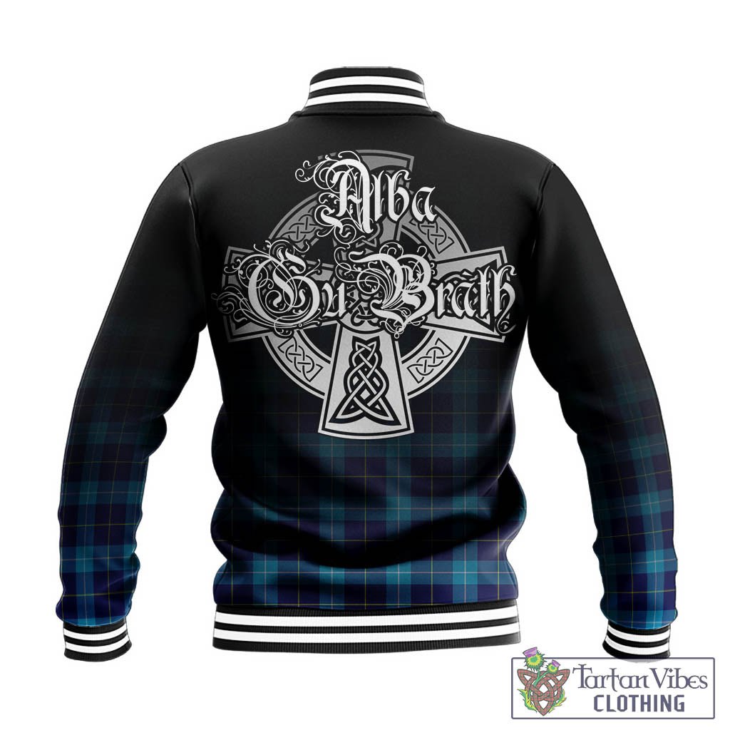 McKerrell Tartan Baseball Jacket Featuring Alba Gu Brath Family Crest Celtic Inspired - Tartan Vibes Clothing