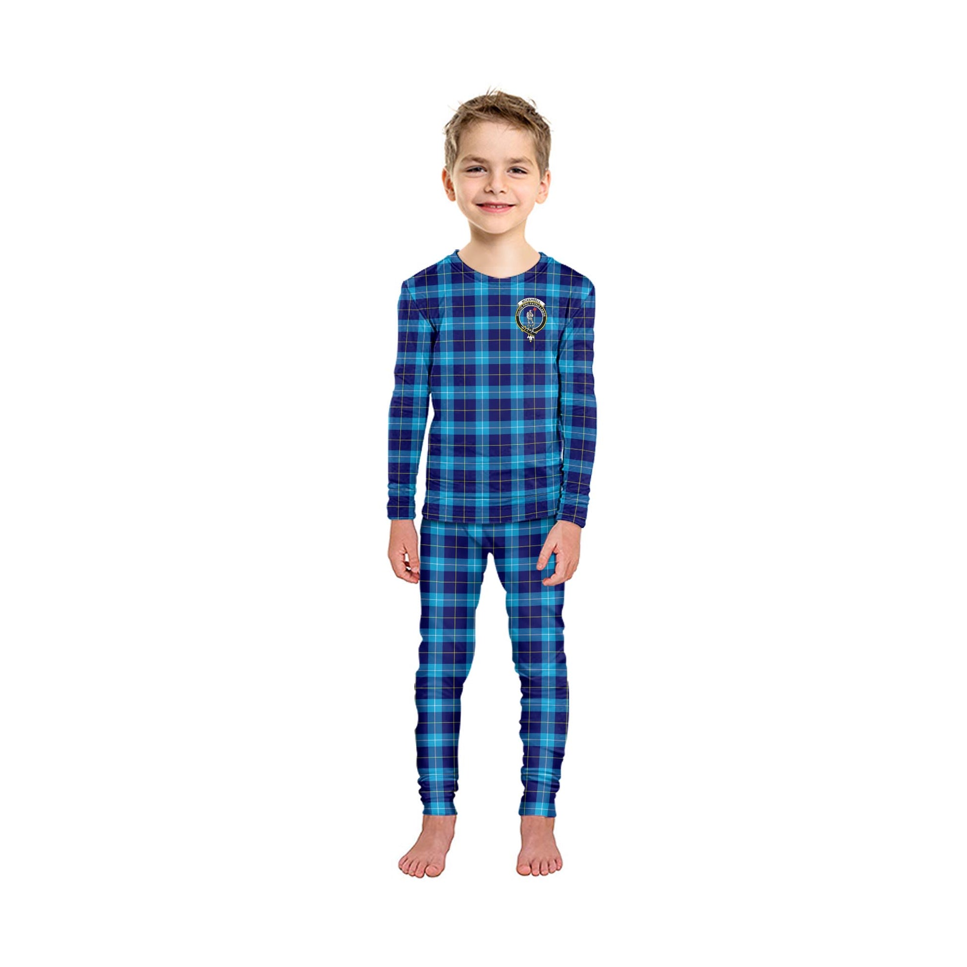 McKerrell Tartan Pajamas Family Set with Family Crest - Tartan Vibes Clothing