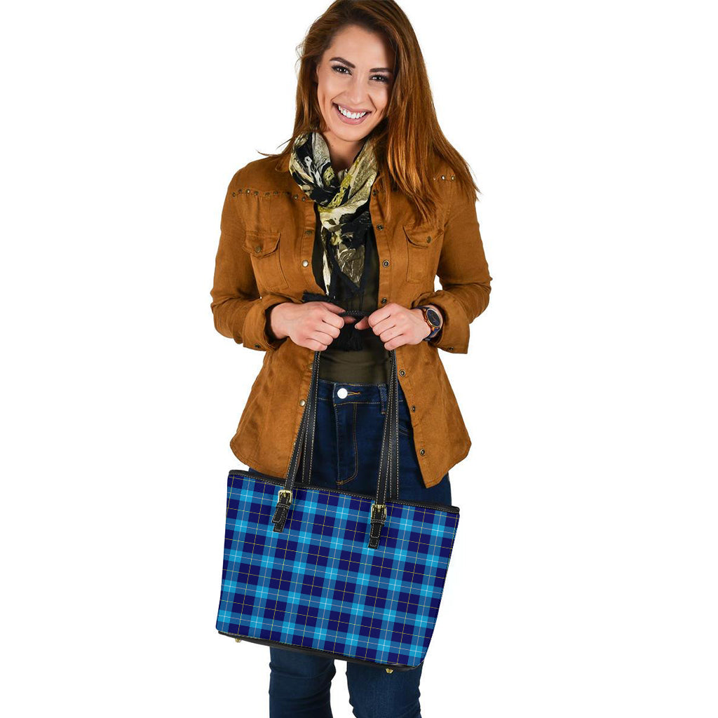 McKerrell Tartan Leather Tote Bag - Tartan Vibes Clothing