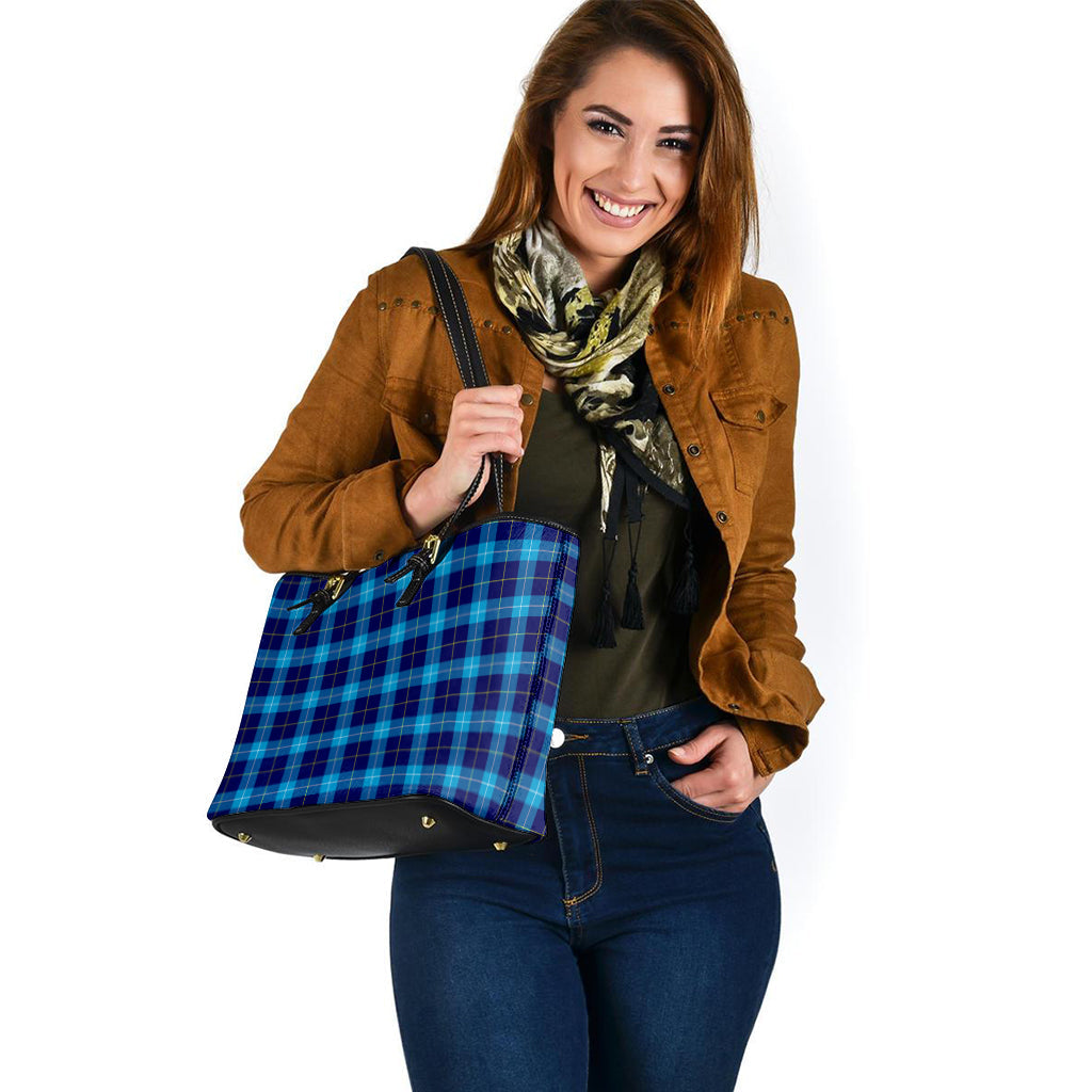 McKerrell Tartan Leather Tote Bag - Tartan Vibes Clothing