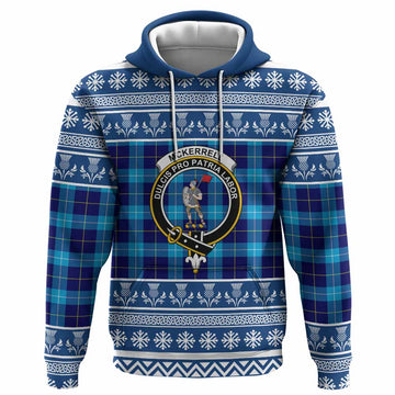 McKerrell Clan Tartan Christmas Hoodie with Family Crest