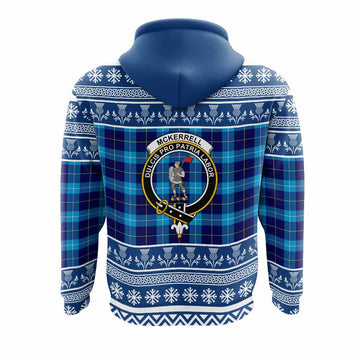 McKerrell Clan Tartan Christmas Hoodie with Family Crest