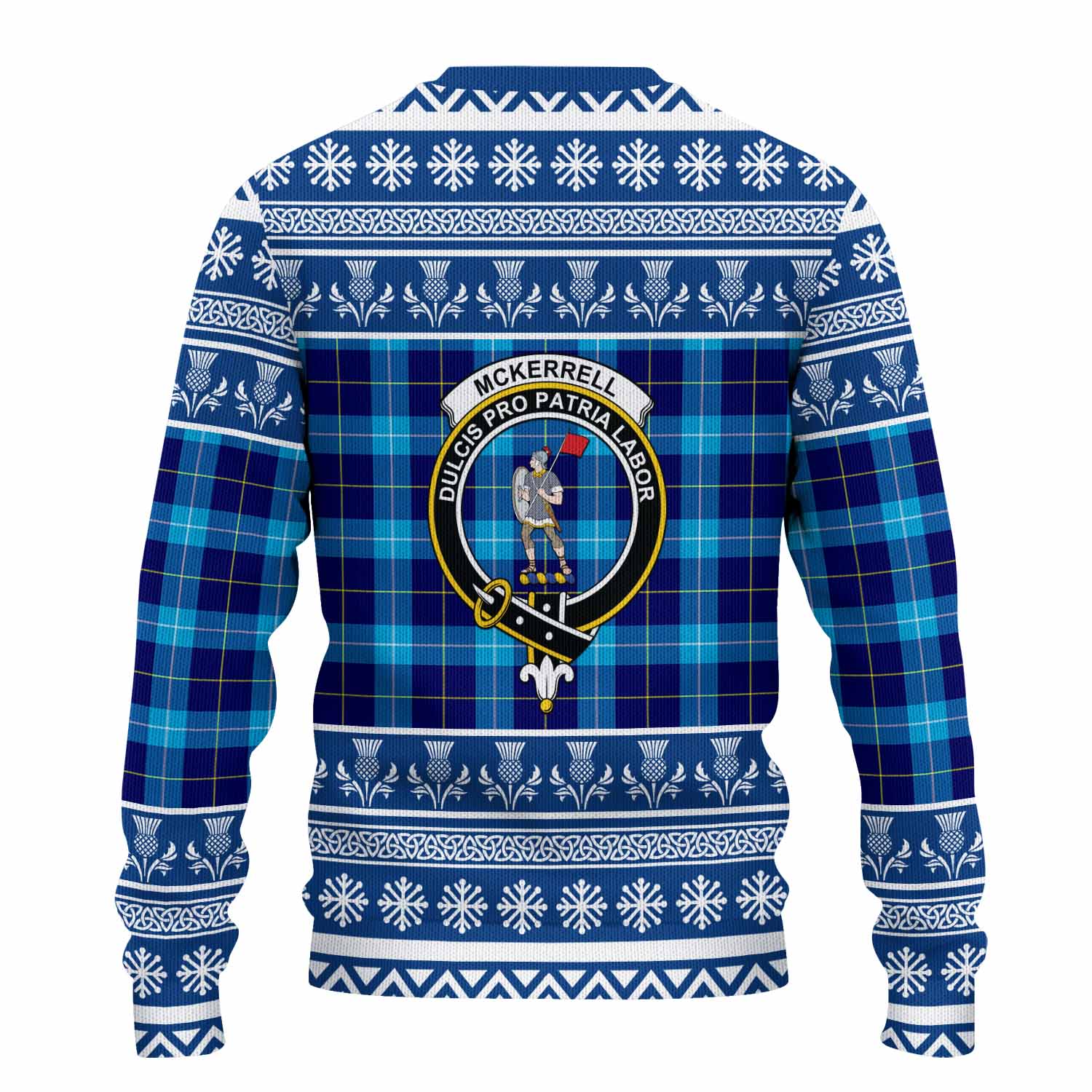 McKerrell Clan Tartan Christmas Ugly Sweater with Family Crest - Tartan Vibes Clothing