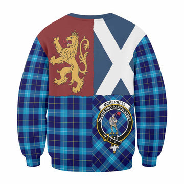 McKerrell Crest Tartan Sweatshirt with Lion Rampant Saltire Style