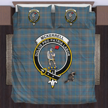 McKerrell of Hillhouse Dress Tartan Bedding Set with Family Crest US Bedding Set - Tartan Vibes Clothing