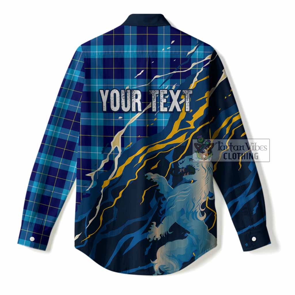 McKerrell Scotland Tartan Women Casual Shirt WC2026 Football - We'll Be Coming