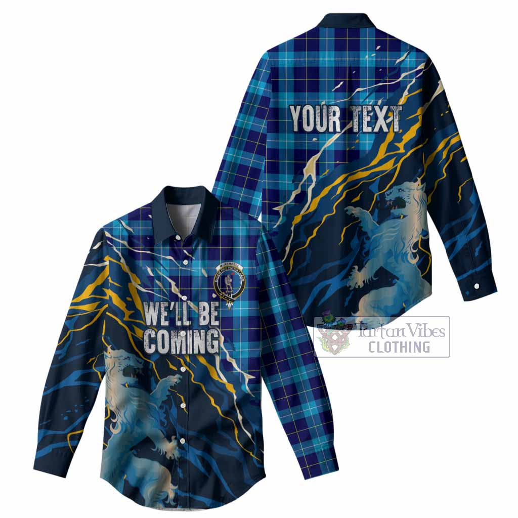McKerrell Scotland Tartan Women Casual Shirt WC2026 Football - We'll Be Coming