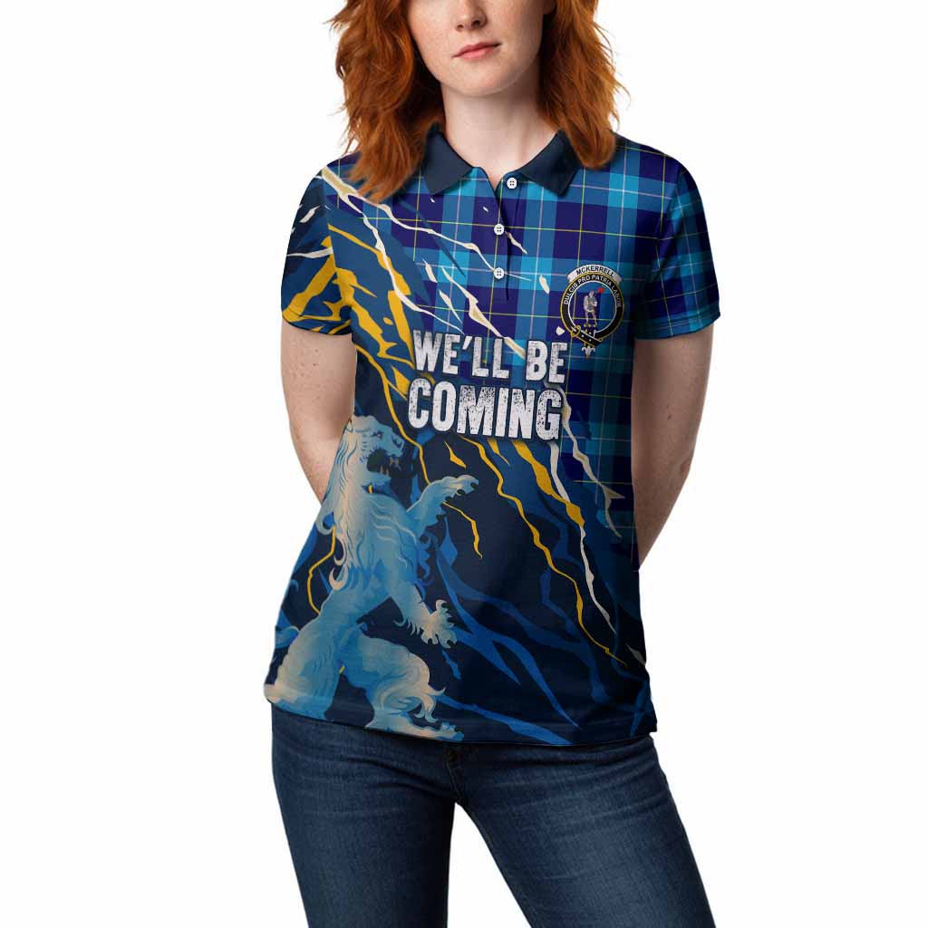 McKerrell Scotland Tartan Women Polo Shirt WC2026 Football - We'll Be Coming