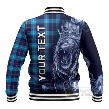 McKerrell Tartan Baseball Jacket Roaring Lion Heritage