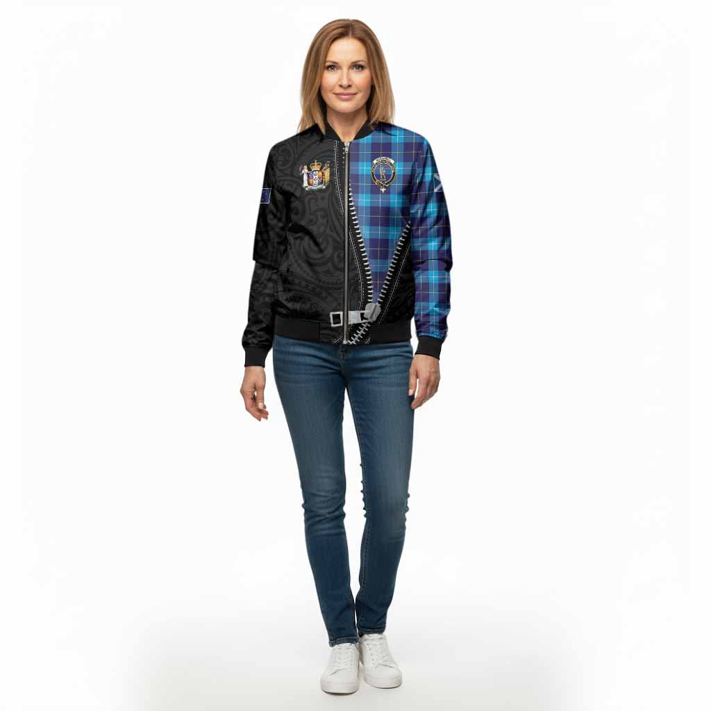 McKerrell Tartan Bomber Jacket New Zealand Pattern Unique Zipper Stylized