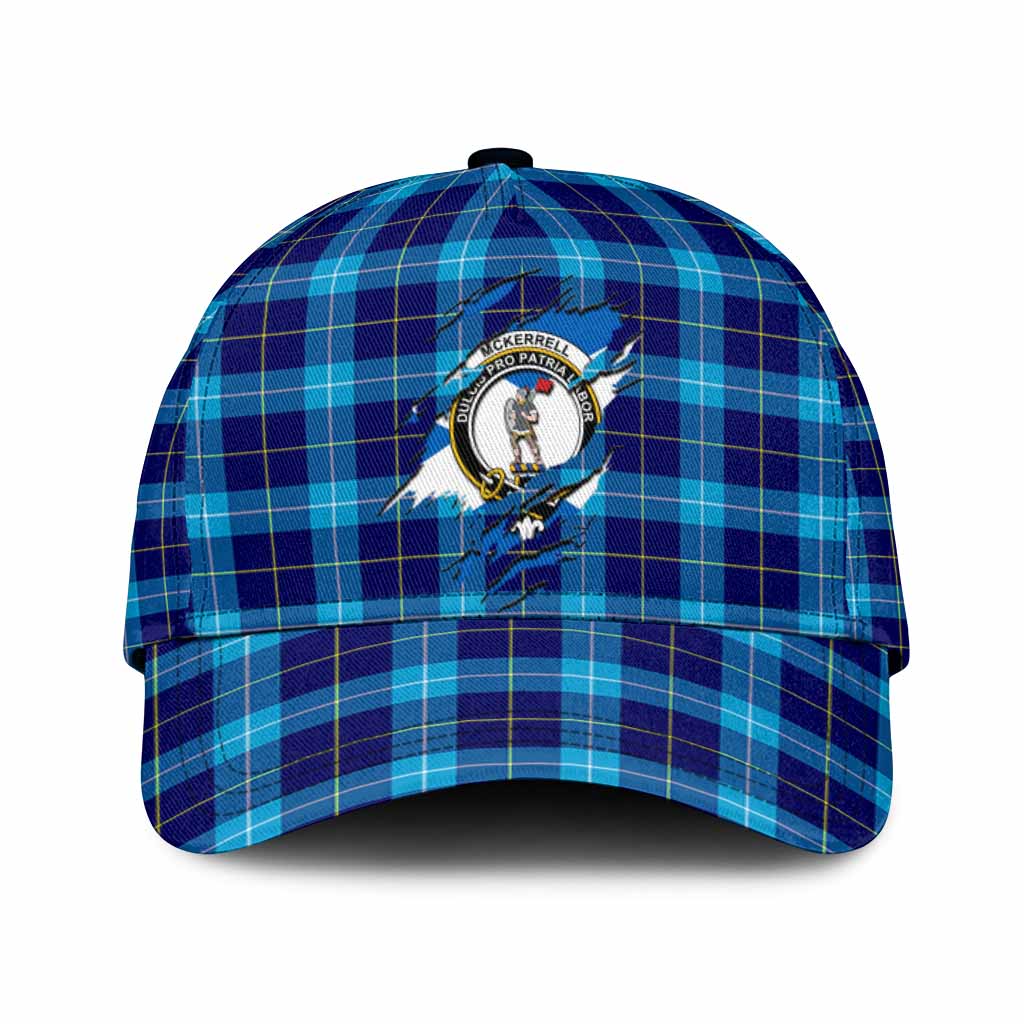 McKerrell Tartan Classic Cap with Family Crest In Me Style