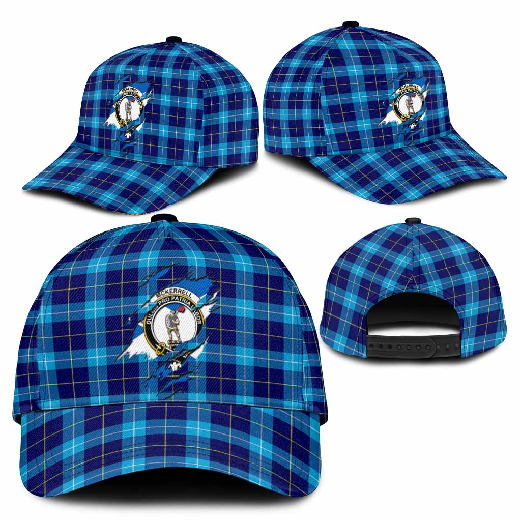 McKerrell Tartan Classic Cap with Family Crest In Me Style