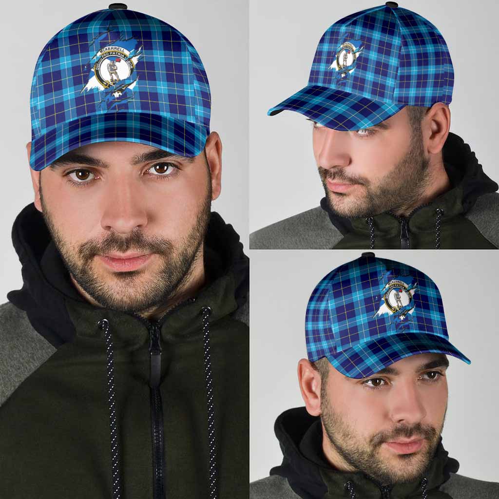 McKerrell Tartan Classic Cap with Family Crest In Me Style