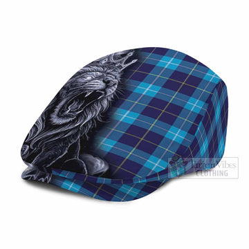 McKerrell Tartan Flat Cap, Jeff Cap Roaring Lion Heritage
