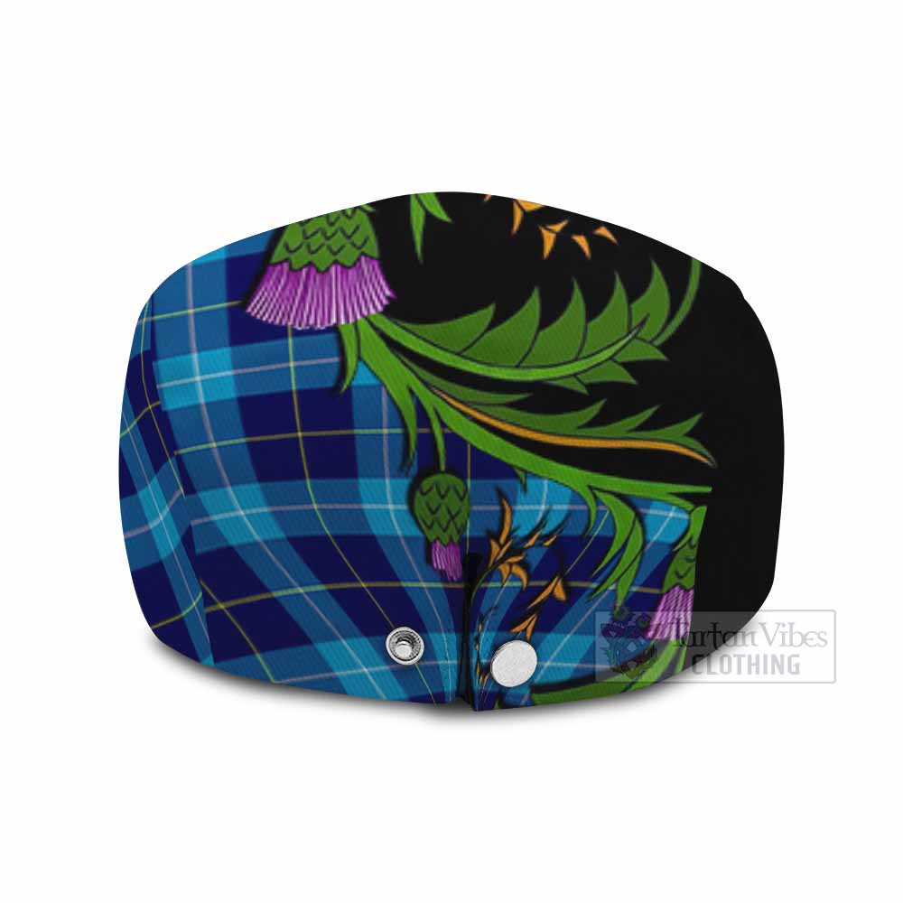 McKerrell Tartan Flat Cap, Jeff Cap Scottish Thistle Pride Heritage Art - Tartan Vibes Clothing