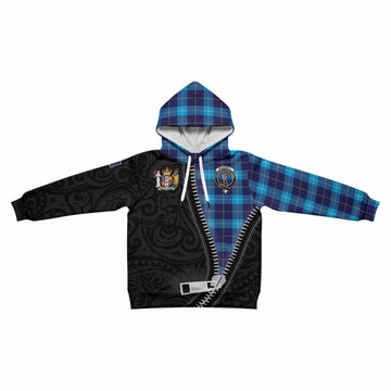 McKerrell Tartan Kid Hoodie New Zealand Pattern Unique Zipper Stylized