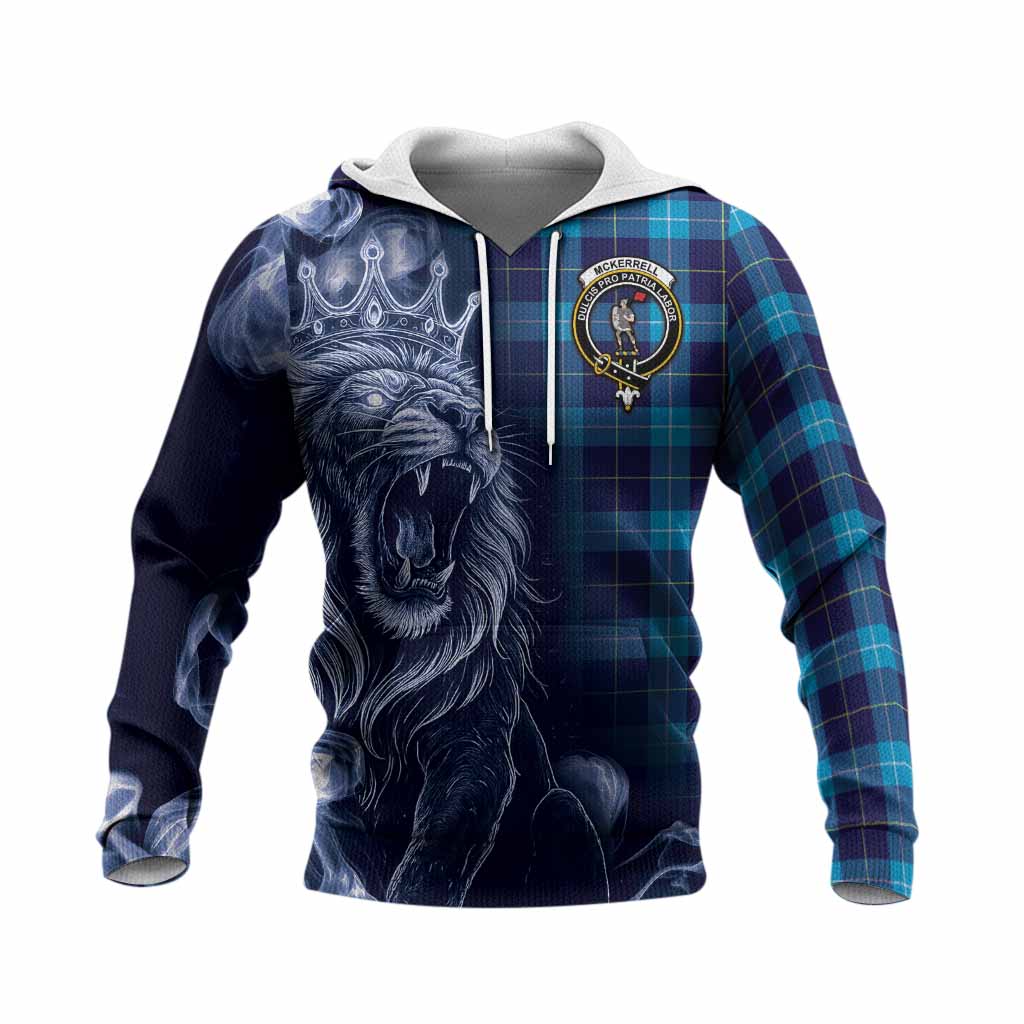 McKerrell Tartan Knitted Hoodie Roaring Lion Heritage